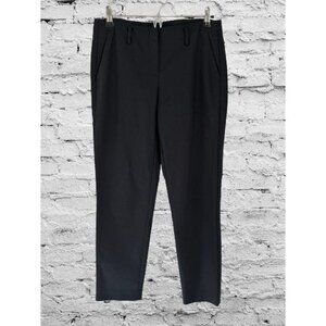 THEORY Black Pants Trousers Cotton Blend Site Pockets Size 4